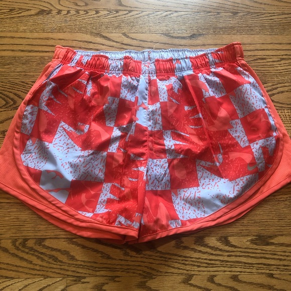 Nike Pants - Nike Tempo Running Shorts Orange Blue